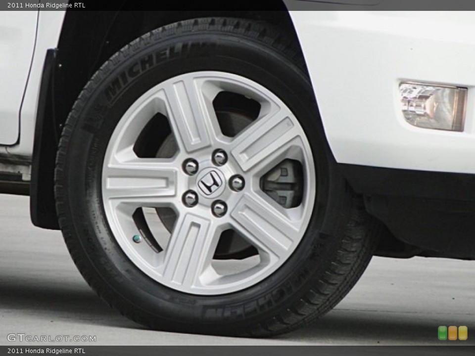 2011 Honda Ridgeline RTL Wheel and Tire Photo #98762024