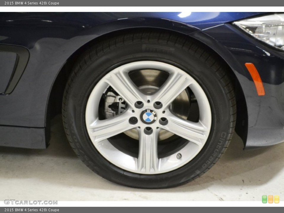 2015 BMW 4 Series 428i Coupe Wheel and Tire Photo #98774497