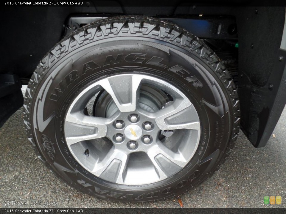 2015 Chevrolet Colorado Z71 Crew Cab 4WD Wheel and Tire Photo #98781934