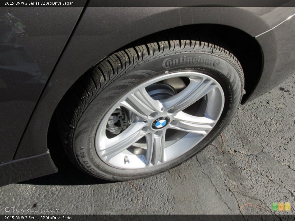 2015 BMW 3 Series 320i xDrive Sedan Wheel and Tire Photo #98822674