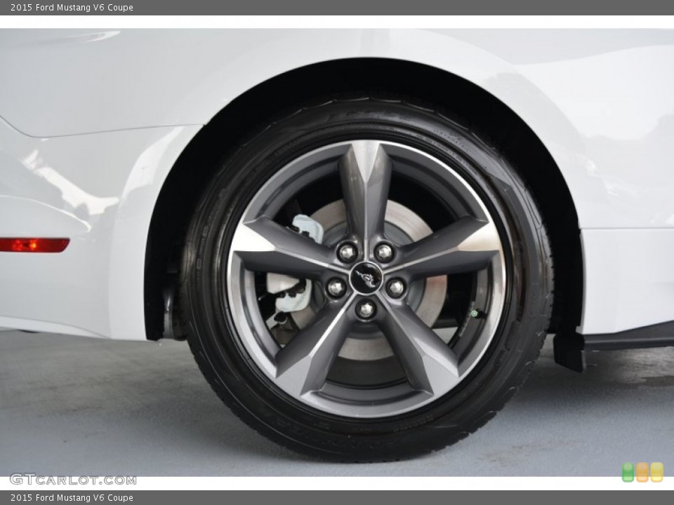 2015 Ford Mustang V6 Coupe Wheel and Tire Photo #98822716