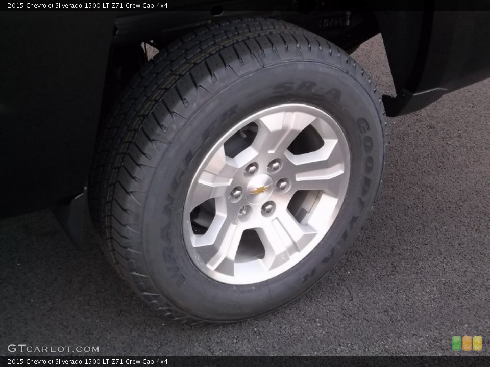 2015 Chevrolet Silverado 1500 LT Z71 Crew Cab 4x4 Wheel and Tire Photo #98826086