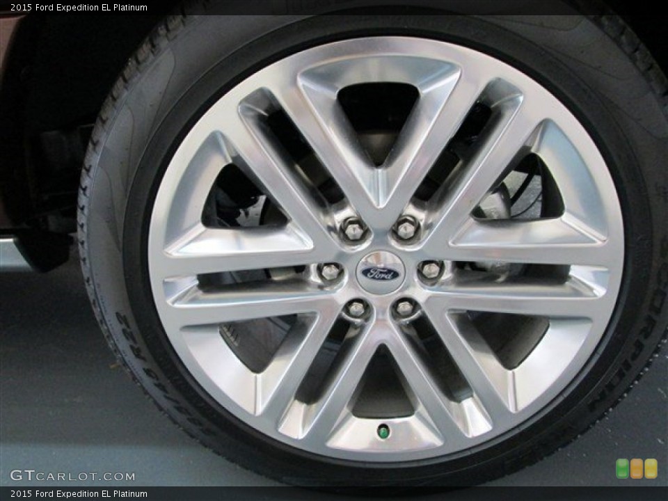 2015 Ford Expedition EL Platinum Wheel and Tire Photo #98835847