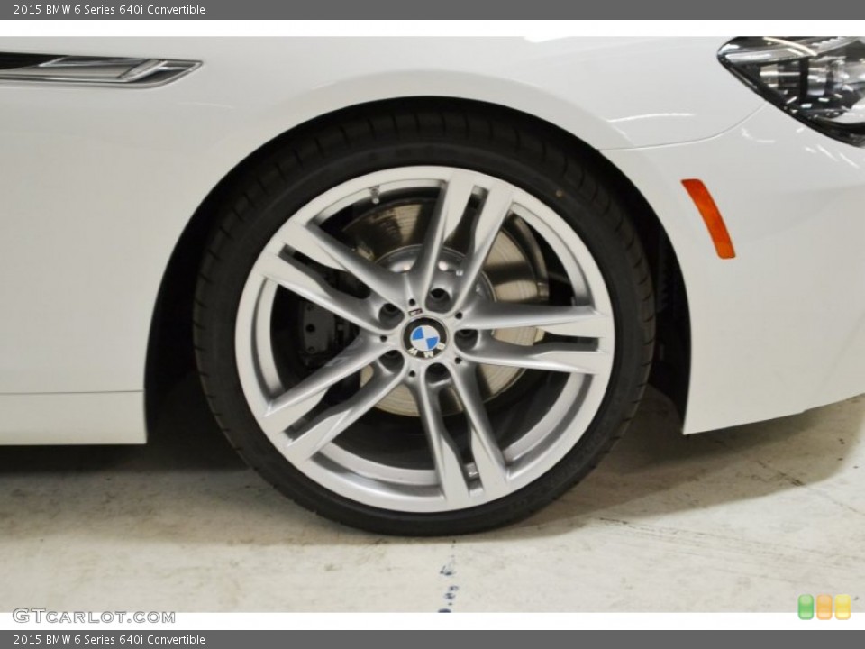 2015 BMW 6 Series 640i Convertible Wheel and Tire Photo #98838105