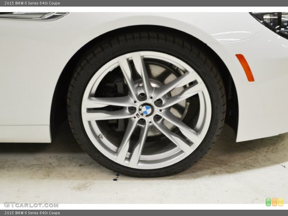 2015 BMW 6 Series 640i Coupe Wheel and Tire Photo #98838739