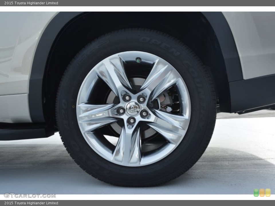 2015 Toyota Highlander Limited Wheel and Tire Photo #98866379