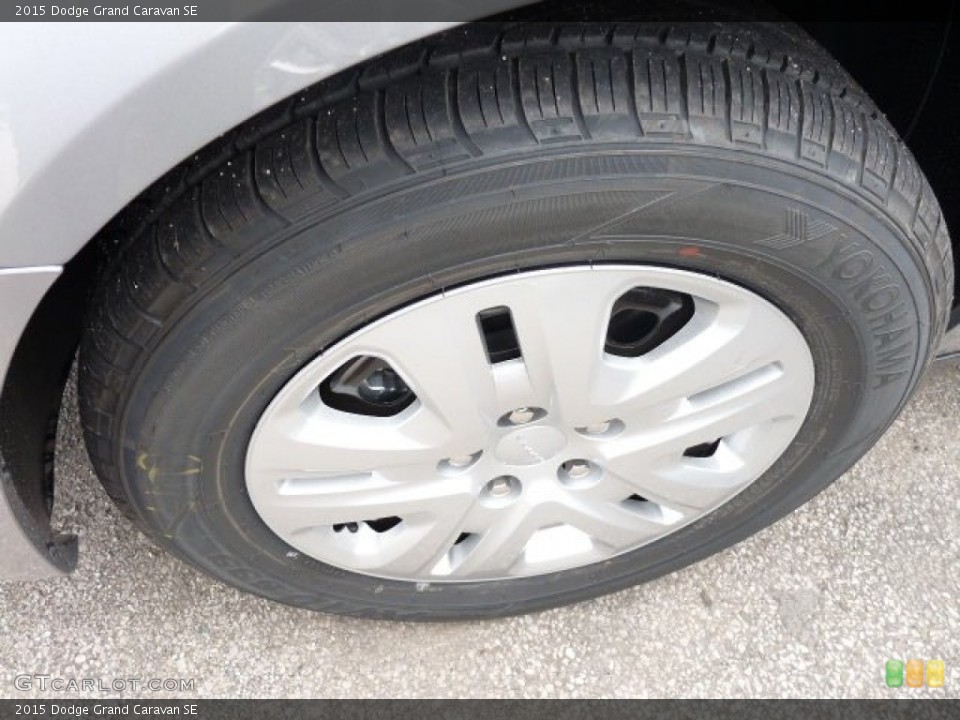2015 Dodge Grand Caravan SE Wheel and Tire Photo #98876357