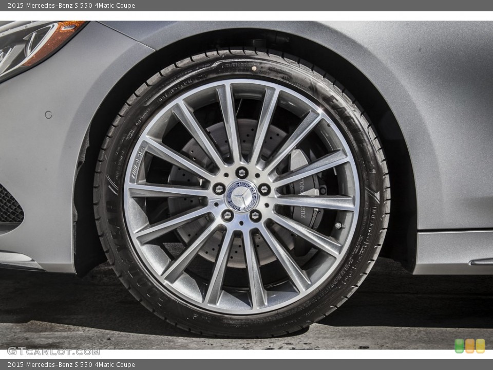 2015 Mercedes-Benz S 550 4Matic Coupe Wheel and Tire Photo #98898058