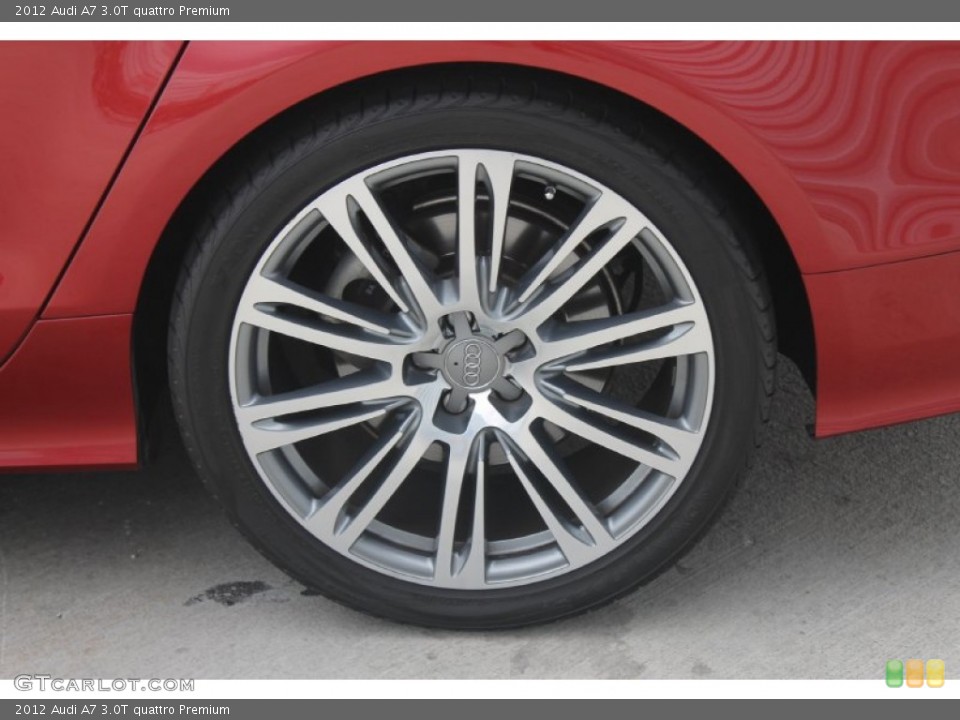 2012 Audi A7 3.0T quattro Premium Wheel and Tire Photo #98900647