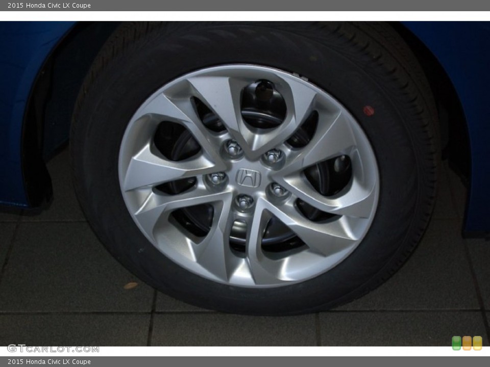 2015 Honda Civic LX Coupe Wheel and Tire Photo #98904103