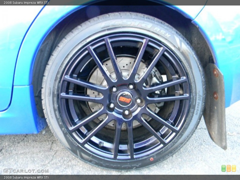 2008 Subaru Impreza WRX STi Wheel and Tire Photo #98905294