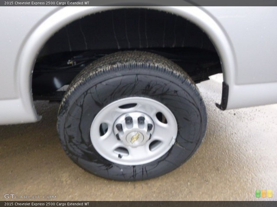 2015 Chevrolet Express 2500 Cargo Extended WT Wheel and Tire Photo #98909053