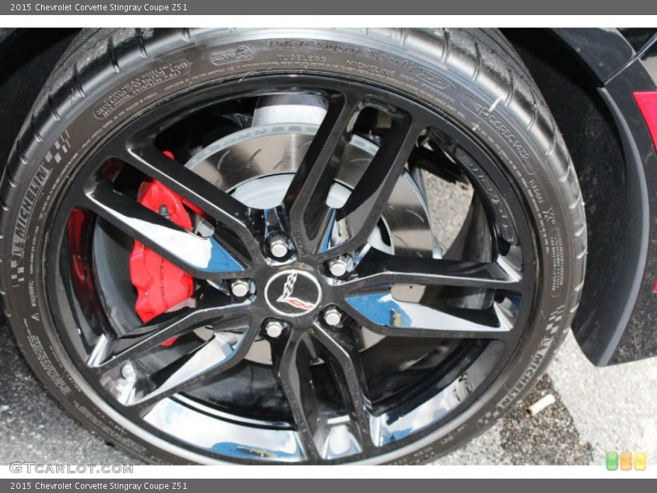 2015 Chevrolet Corvette Stingray Coupe Z51 Wheel and Tire Photo #98911057