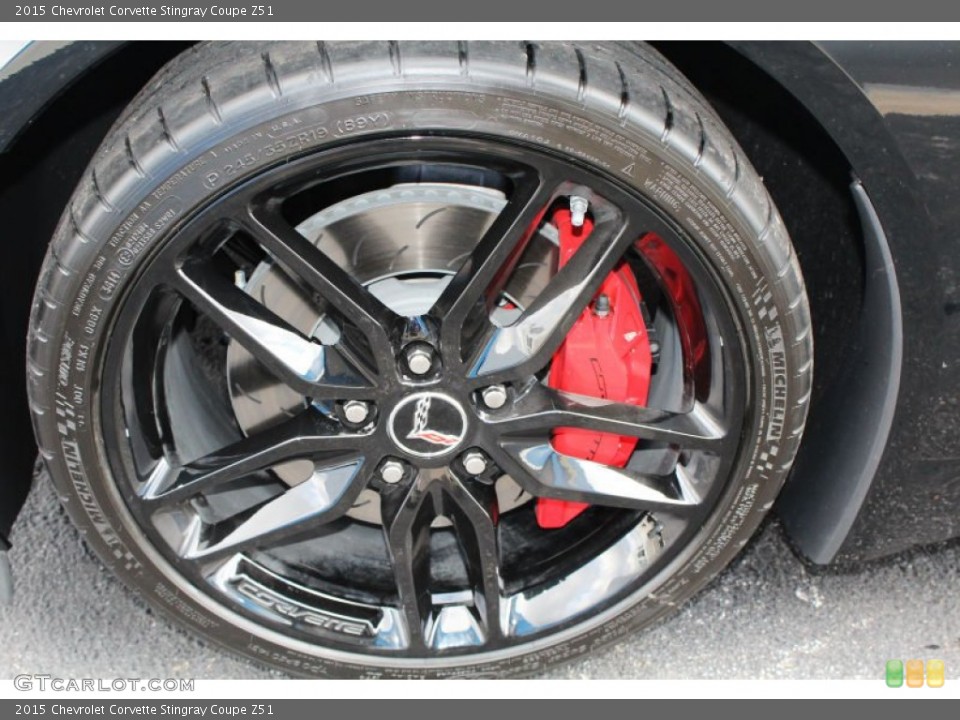2015 Chevrolet Corvette Stingray Coupe Z51 Wheel and Tire Photo #98911138