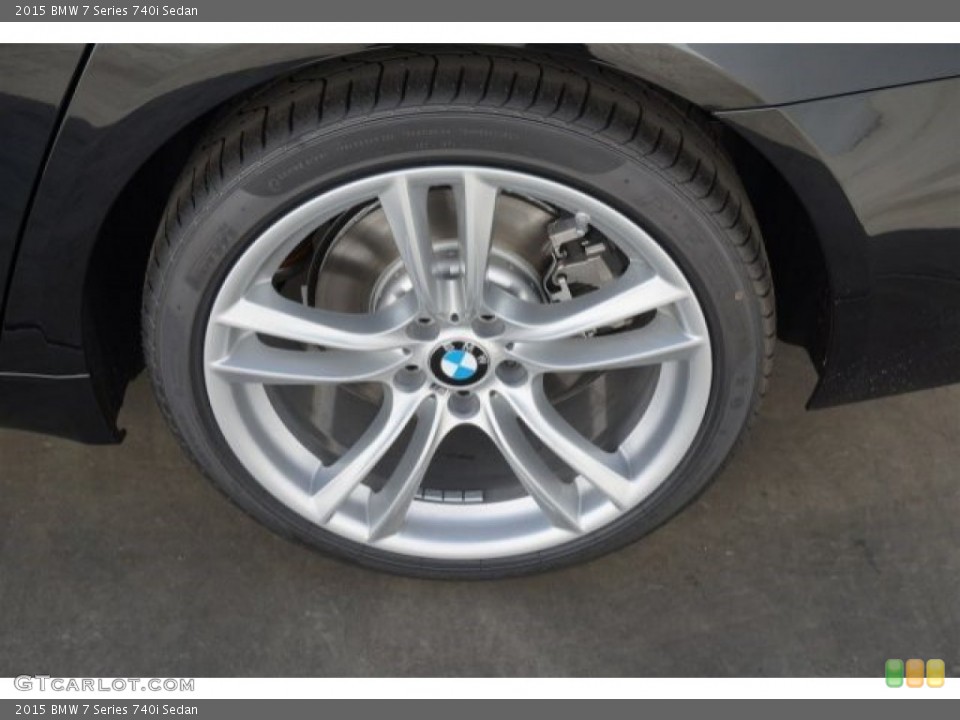 2015 BMW 7 Series 740i Sedan Wheel and Tire Photo #98956201
