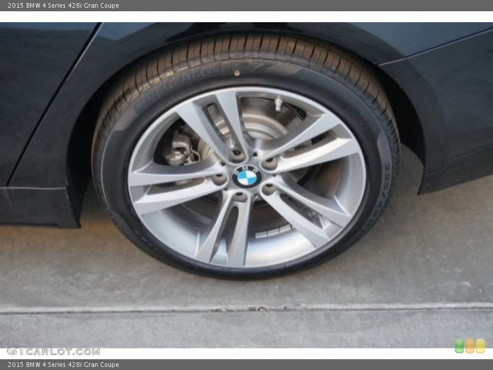 2015 BMW 4 Series 428i Gran Coupe Wheel and Tire Photo #98956777