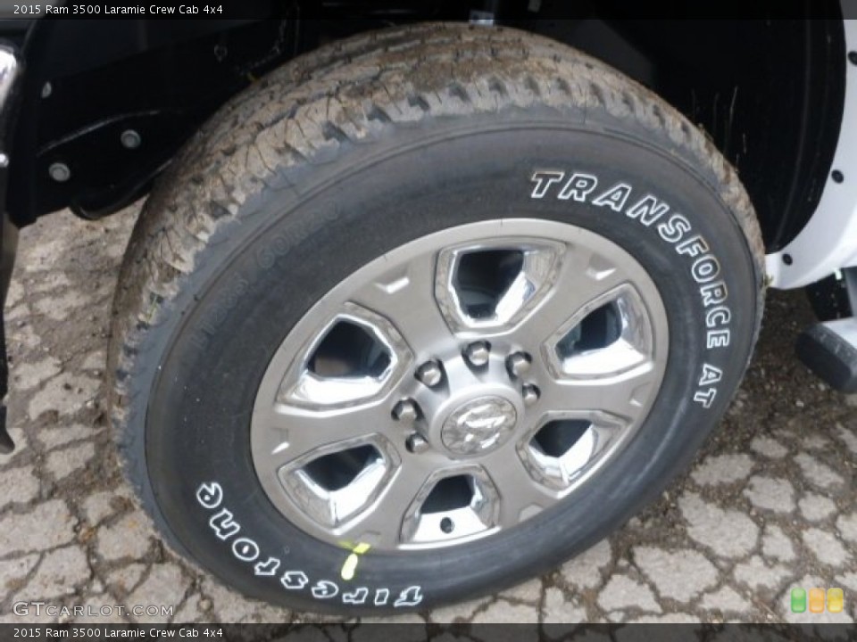 2015 Ram 3500 Laramie Crew Cab 4x4 Wheel and Tire Photo #98966935
