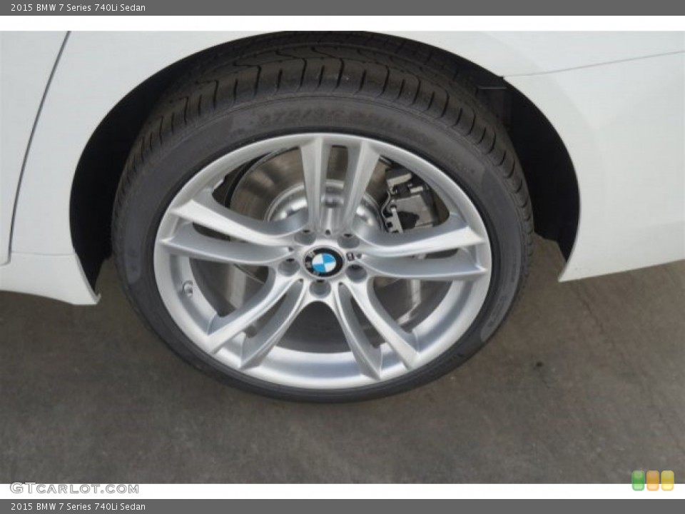 2015 BMW 7 Series 740Li Sedan Wheel and Tire Photo #98983917