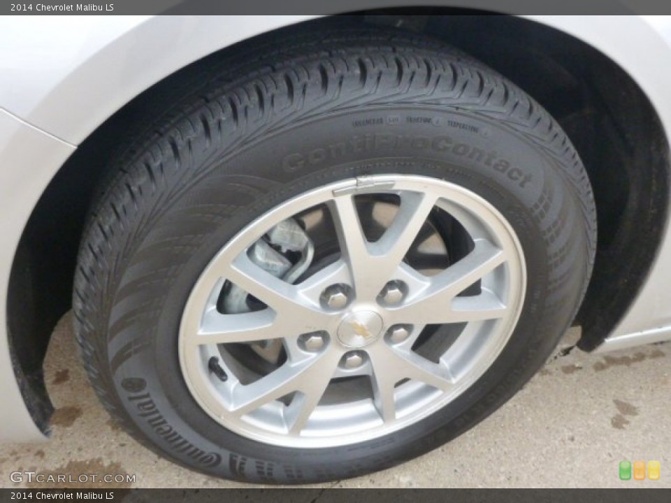 2014 Chevrolet Malibu LS Wheel and Tire Photo #98991834