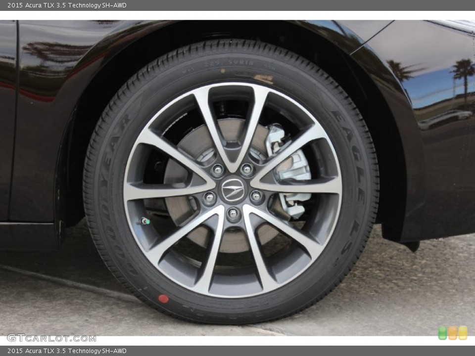 2015 Acura TLX 3.5 Technology SH-AWD Wheel and Tire Photo #98992808