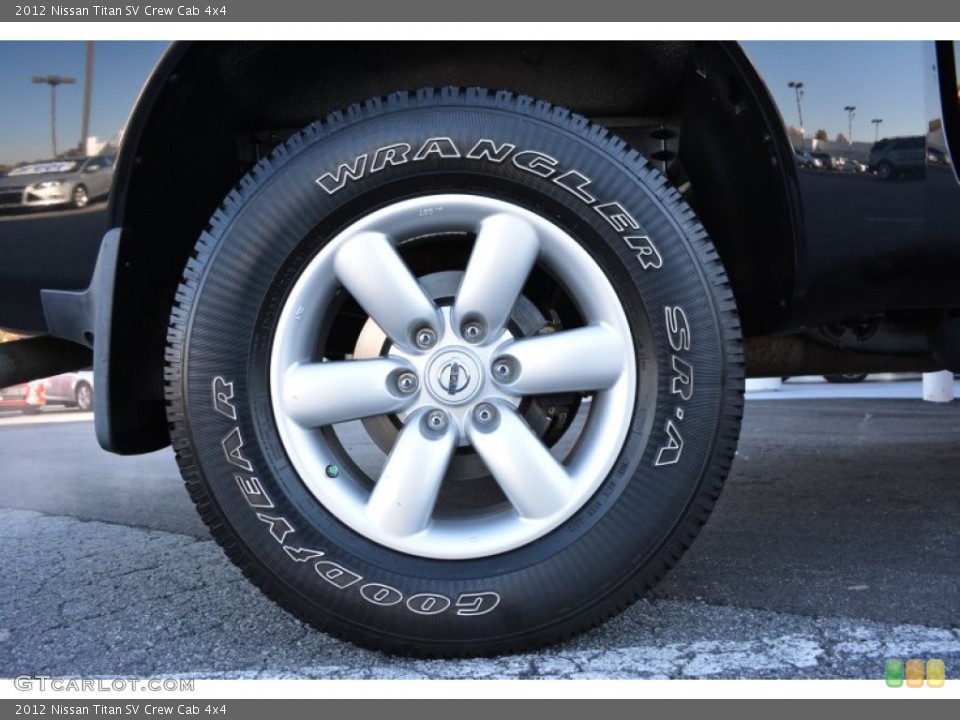 2012 Nissan Titan SV Crew Cab 4x4 Wheel and Tire Photo #99011595