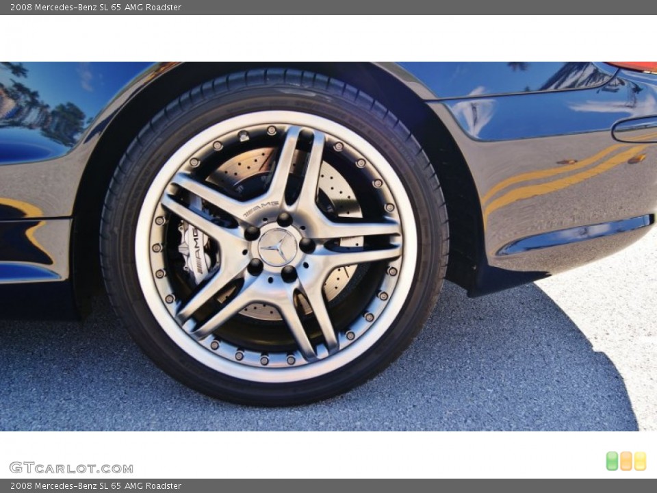 2008 Mercedes-Benz SL 65 AMG Roadster Wheel and Tire Photo #99019368