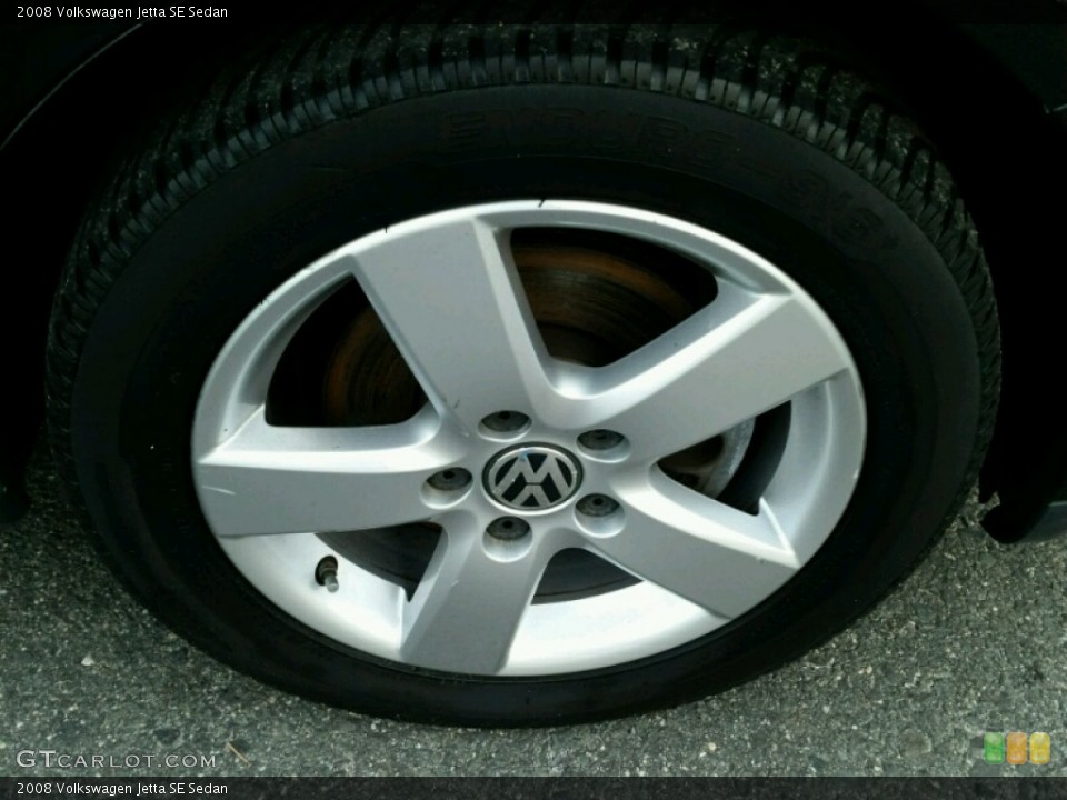 2008 Volkswagen Jetta SE Sedan Wheel and Tire Photo #99025776