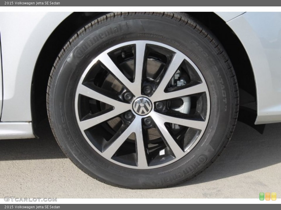 2015 Volkswagen Jetta SE Sedan Wheel and Tire Photo #99032613