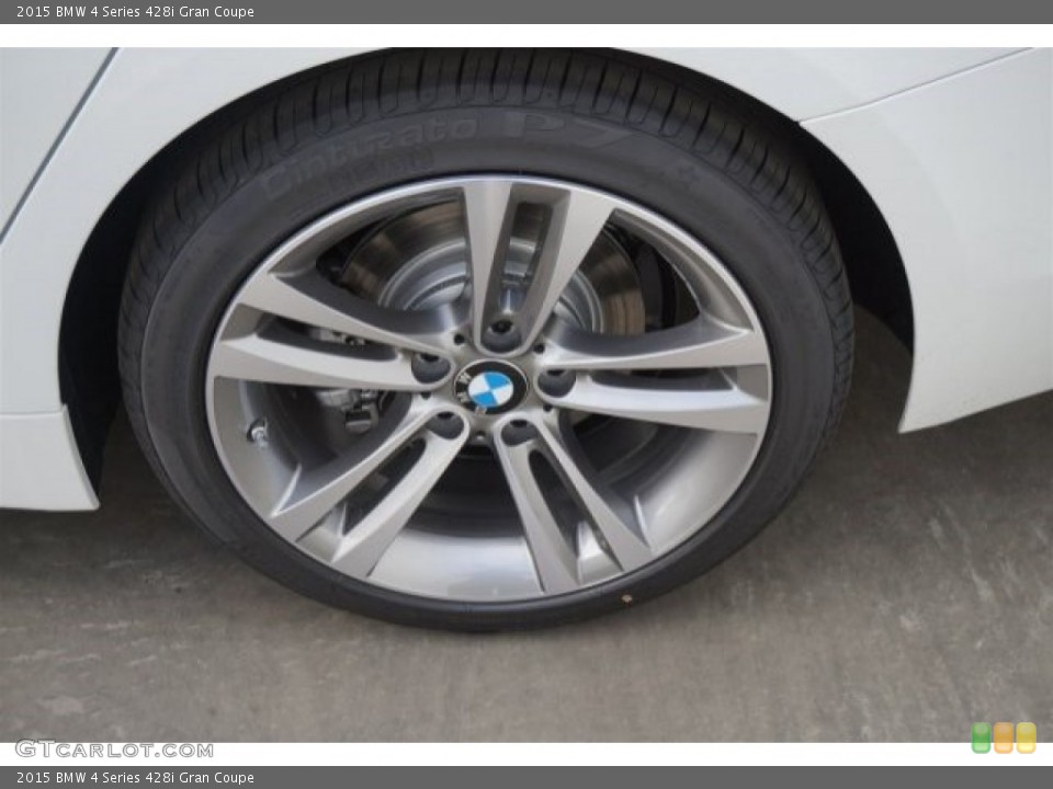 2015 BMW 4 Series 428i Gran Coupe Wheel and Tire Photo #99034857