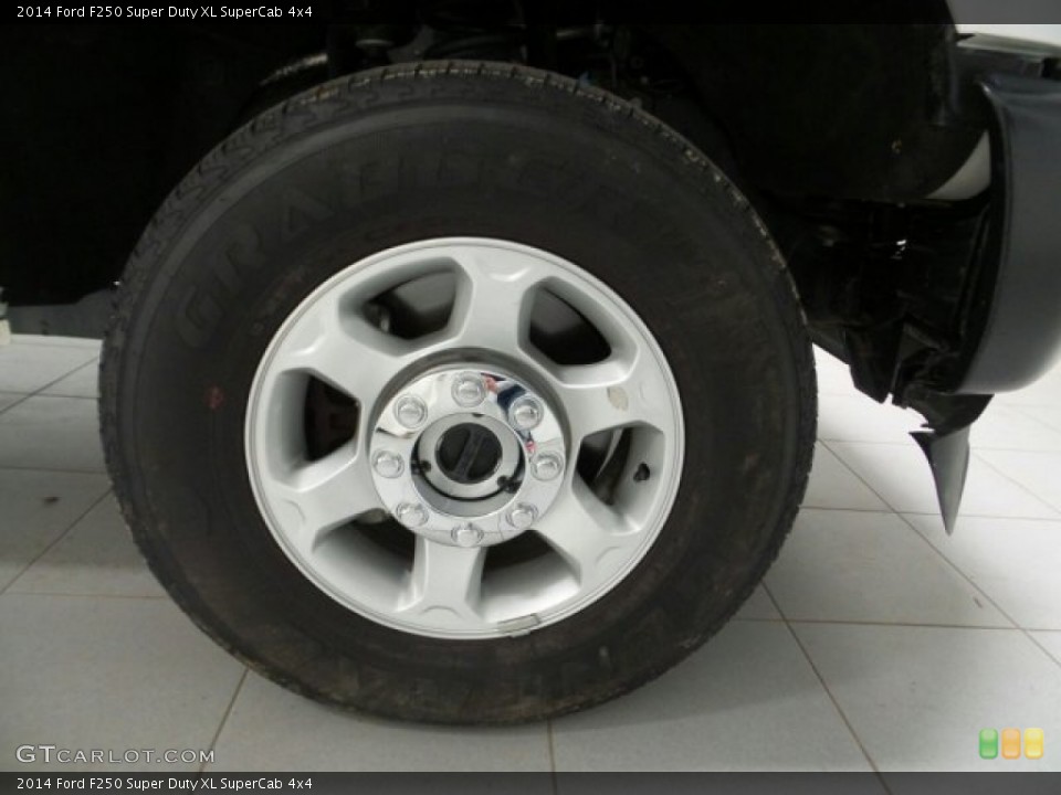 2014 Ford F250 Super Duty XL SuperCab 4x4 Wheel and Tire Photo #99039609