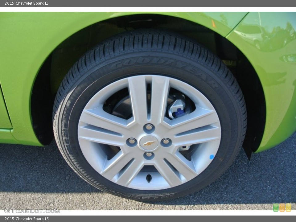 2015 Chevrolet Spark LS Wheel and Tire Photo #99043443