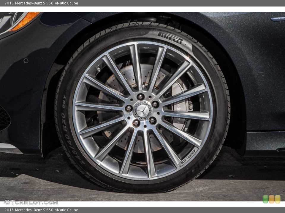 2015 Mercedes-Benz S 550 4Matic Coupe Wheel and Tire Photo #99065052