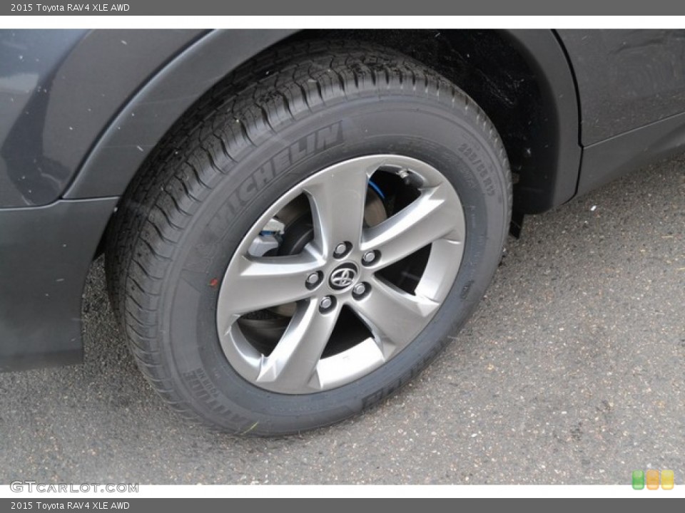 2015 Toyota RAV4 XLE AWD Wheel and Tire Photo #99065534