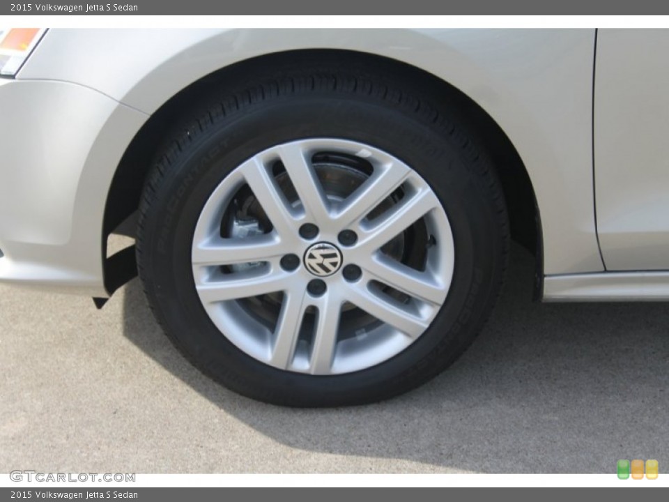 2015 Volkswagen Jetta S Sedan Wheel and Tire Photo #99069954