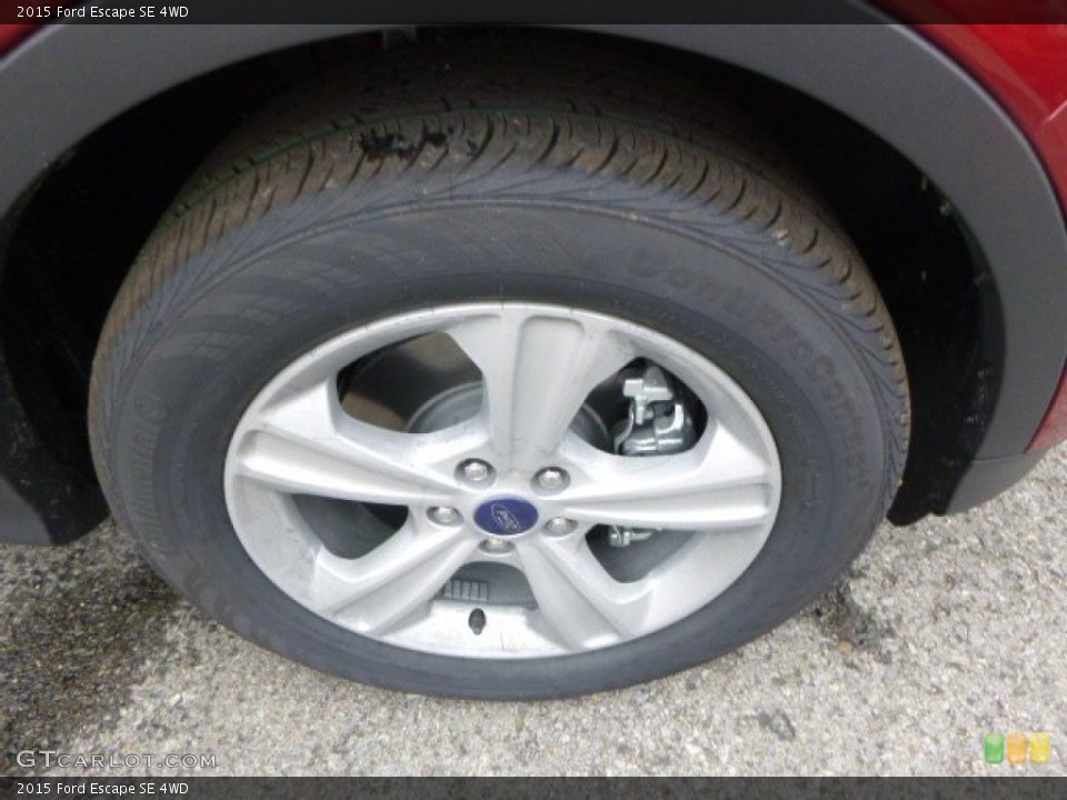 2015 Ford Escape SE 4WD Wheel and Tire Photo #99079668