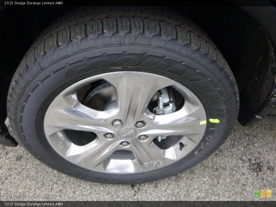 2015 Dodge Durango Limited AWD Wheel and Tire Photo #99100749