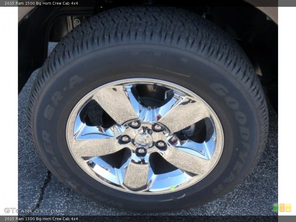 2015 Ram 1500 Big Horn Crew Cab 4x4 Wheel and Tire Photo #99107794