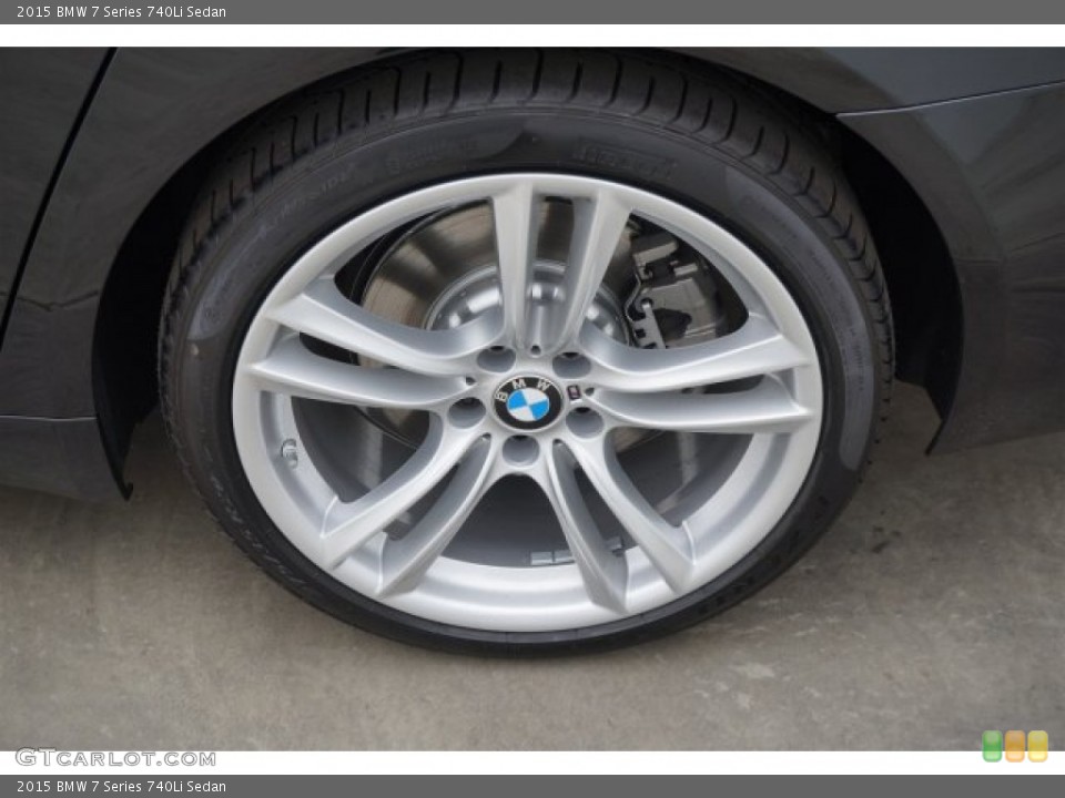 2015 BMW 7 Series 740Li Sedan Wheel and Tire Photo #99108421