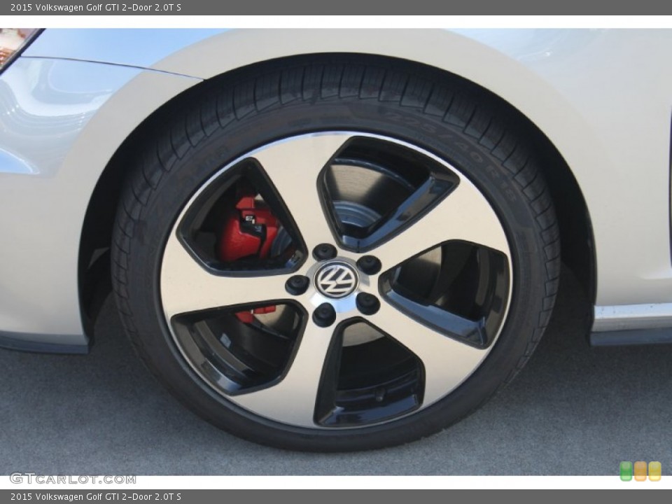 2015 Volkswagen Golf GTI 2-Door 2.0T S Wheel and Tire Photo #99112726