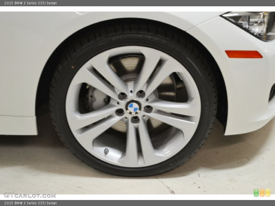 2015 BMW 3 Series 335i Sedan Wheel and Tire Photo #99125965