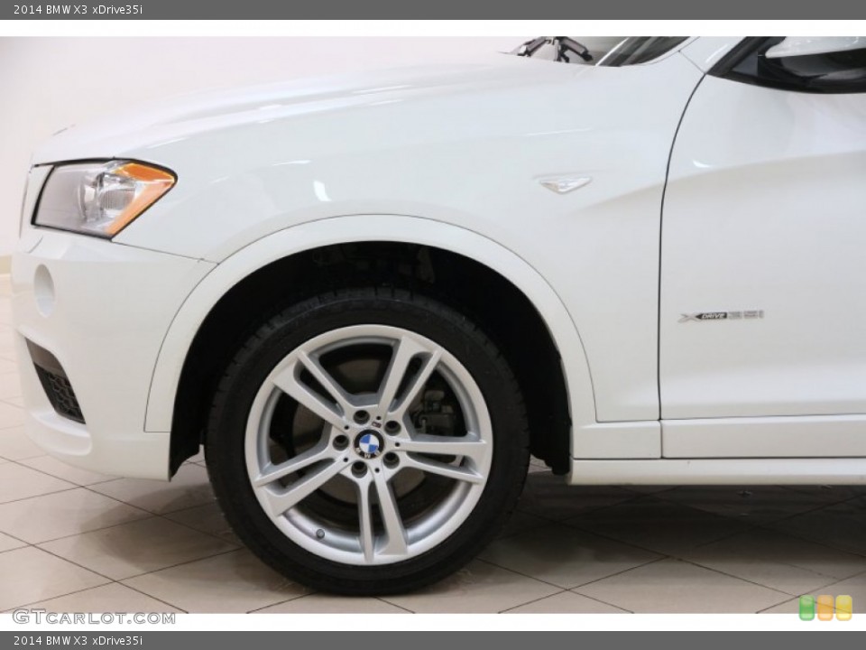 2014 BMW X3 xDrive35i Wheel and Tire Photo #99144097