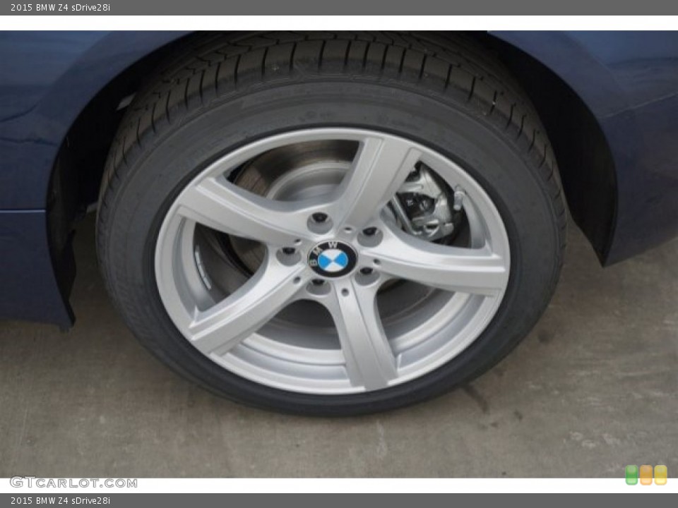 2015 BMW Z4 sDrive28i Wheel and Tire Photo #99170587