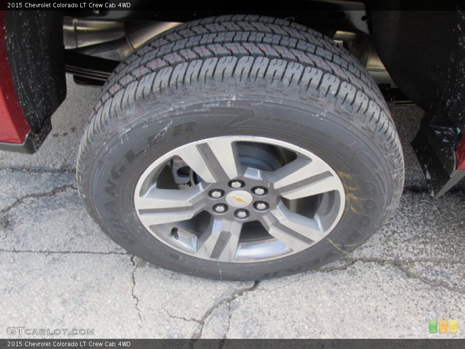 2015 Chevrolet Colorado LT Crew Cab 4WD Wheel and Tire Photo #99170697