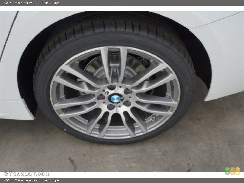 2015 BMW 4 Series 428i Gran Coupe Wheel and Tire Photo #99170884