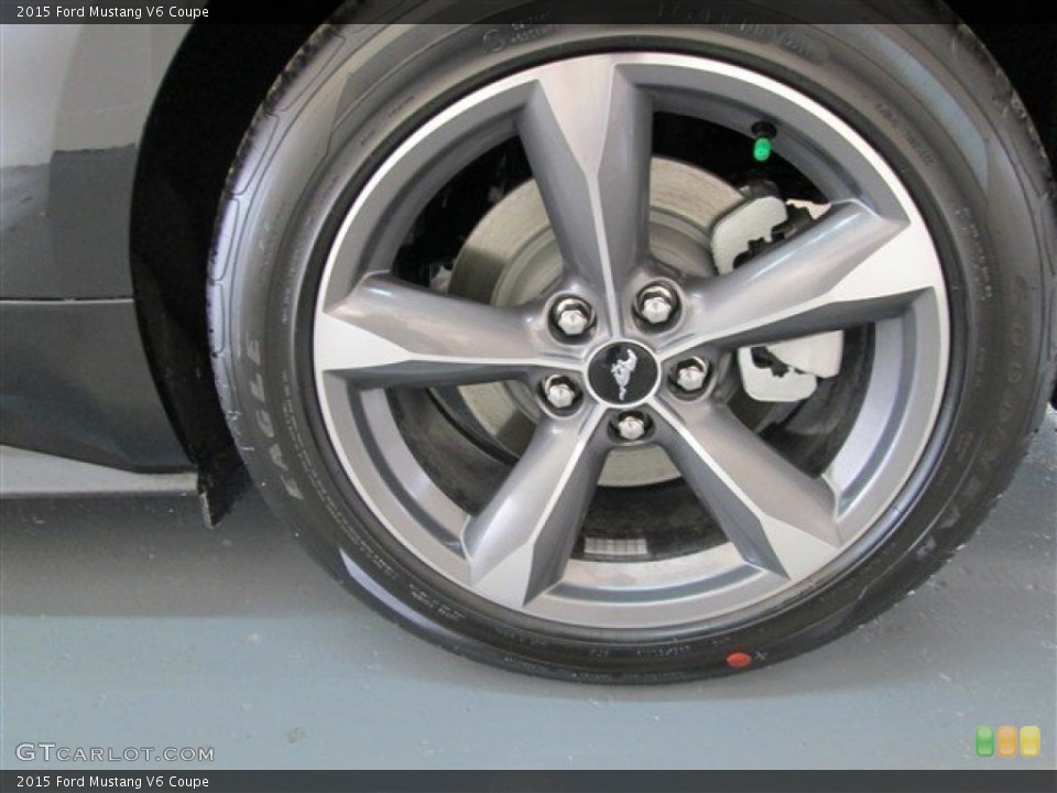 2015 Ford Mustang V6 Coupe Wheel and Tire Photo #99177865