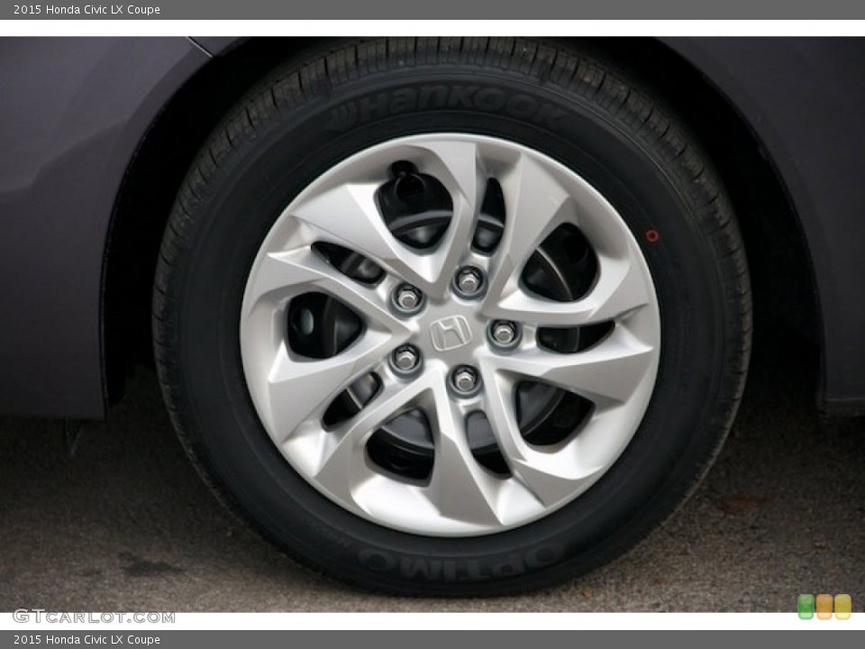 2015 Honda Civic LX Coupe Wheel and Tire Photo #99177934