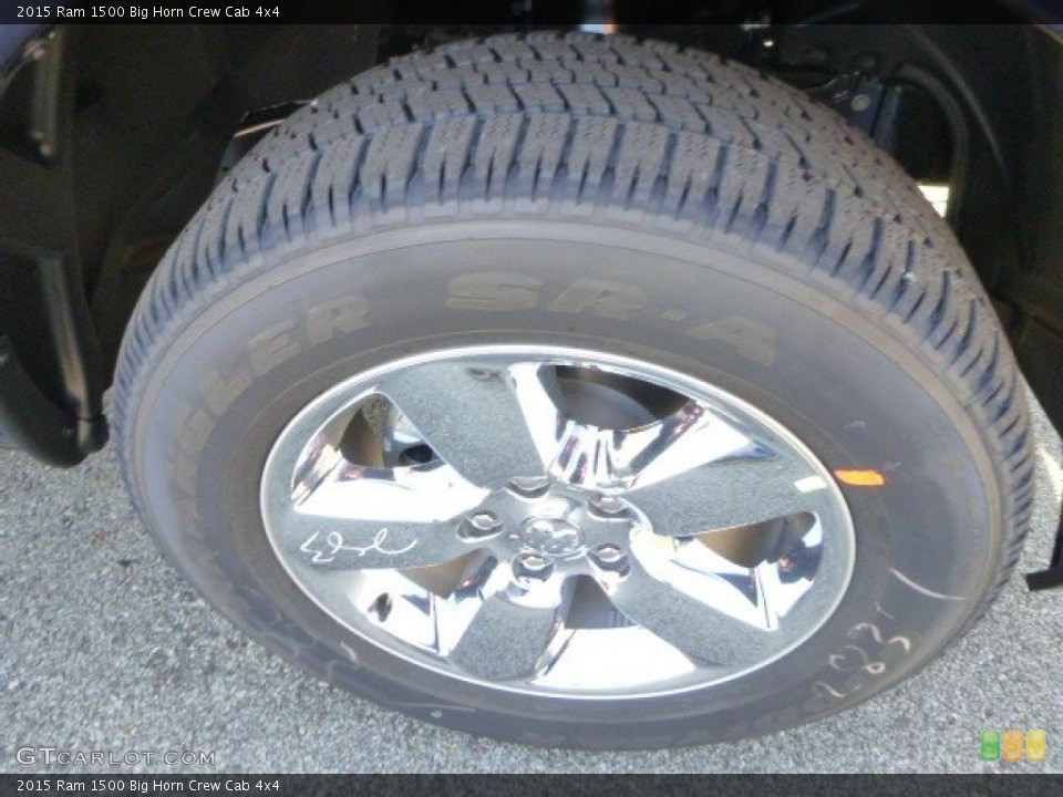 2015 Ram 1500 Big Horn Crew Cab 4x4 Wheel and Tire Photo #99192778