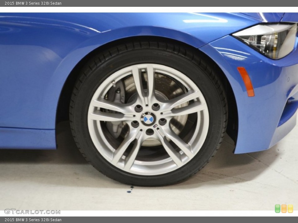 2015 BMW 3 Series 328i Sedan Wheel and Tire Photo #99198660