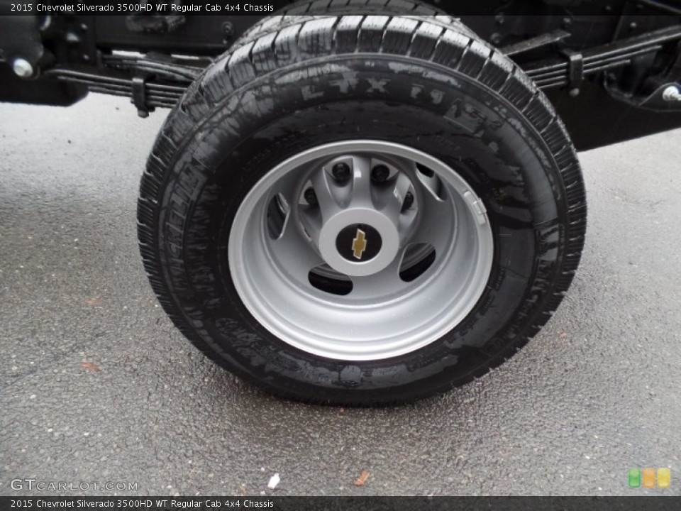 2015 Chevrolet Silverado 3500HD WT Regular Cab 4x4 Chassis Wheel and Tire Photo #99213234