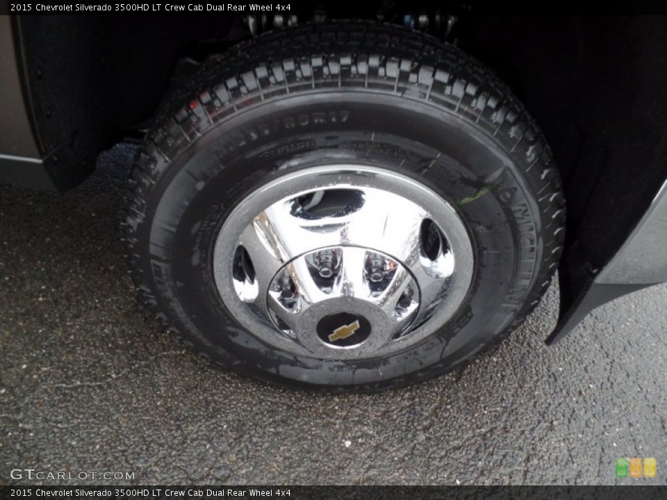 2015 Chevrolet Silverado 3500HD LT Crew Cab Dual Rear Wheel 4x4 Wheel and Tire Photo #99213960